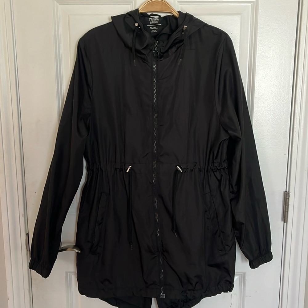 Packable Lightweight Parka Jacket Women — Travel & Everyday Layer — Size S
